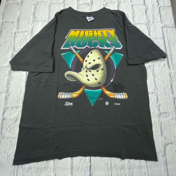 Mighty Ducks NHL Salem Sportswear Vintage 90’s T-Shirt Men’s Sz XL - Picture 2 of 8